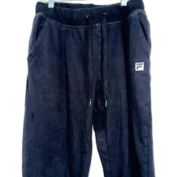 Fila Mens Black Jogger Pants Size L - Picture 2 of 7